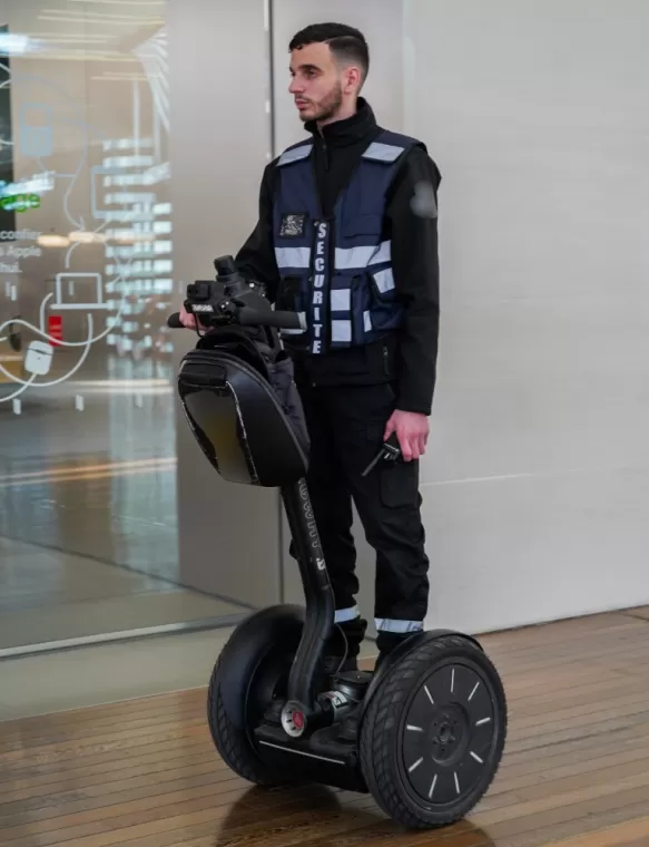 Location de gyropodes Segway pour les professionnels du secteur de la sécurité