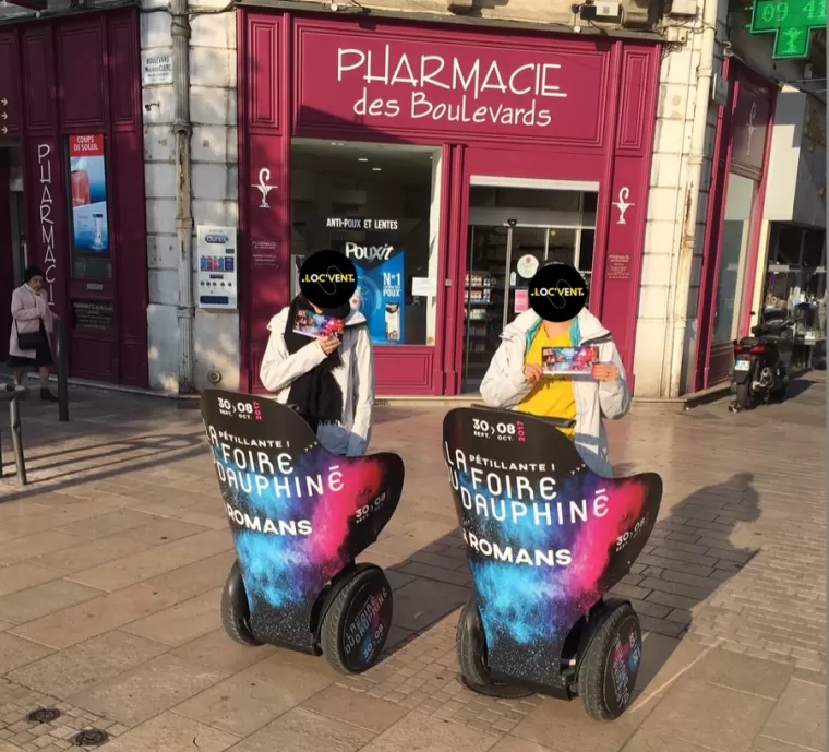 Street marketing en gyropode Segway™