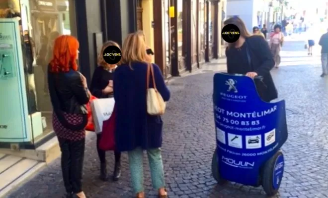 street marketing en gyropode Segway™