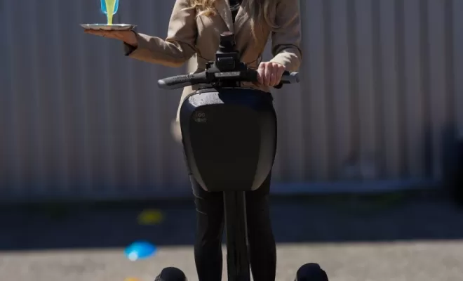 Création d'événement team building avec gyropode, Lyon 3, LOC’VENT